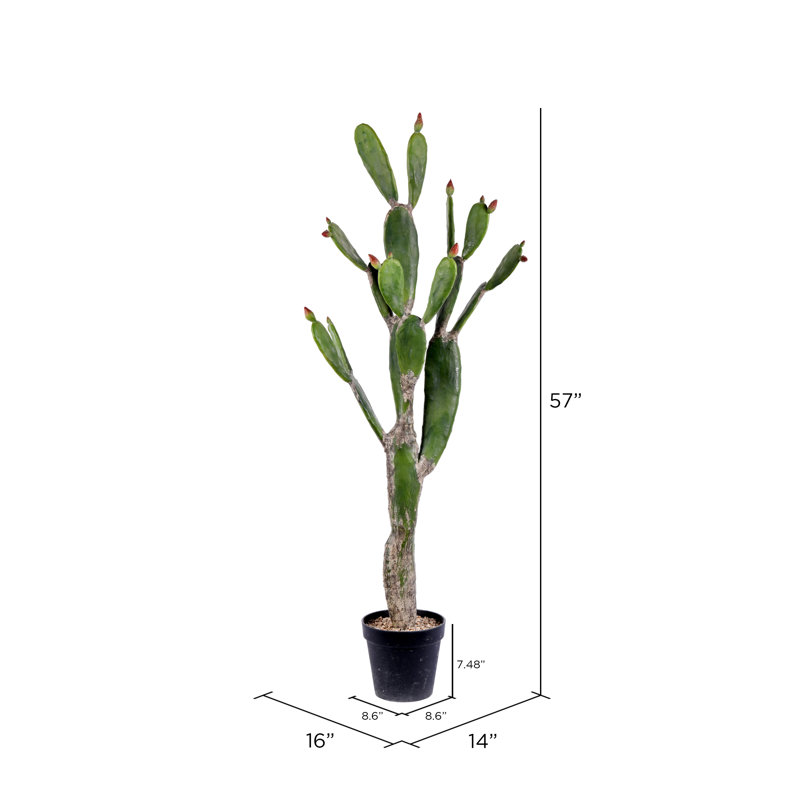 Faux Tree in Pot, 57" H x 14' W x 16" D