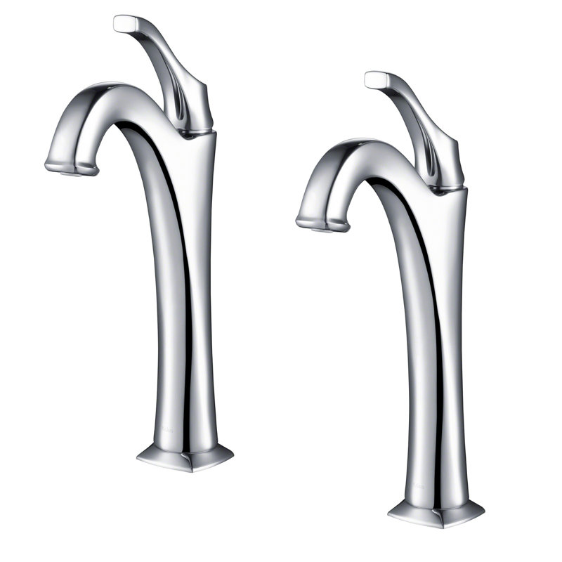 Arlo Single Hole Bathroom Faucet with Drain Assembly, Chrome