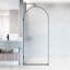 Arden 34" W x 78" H Fixed Shower Screen with 3/8" Glass