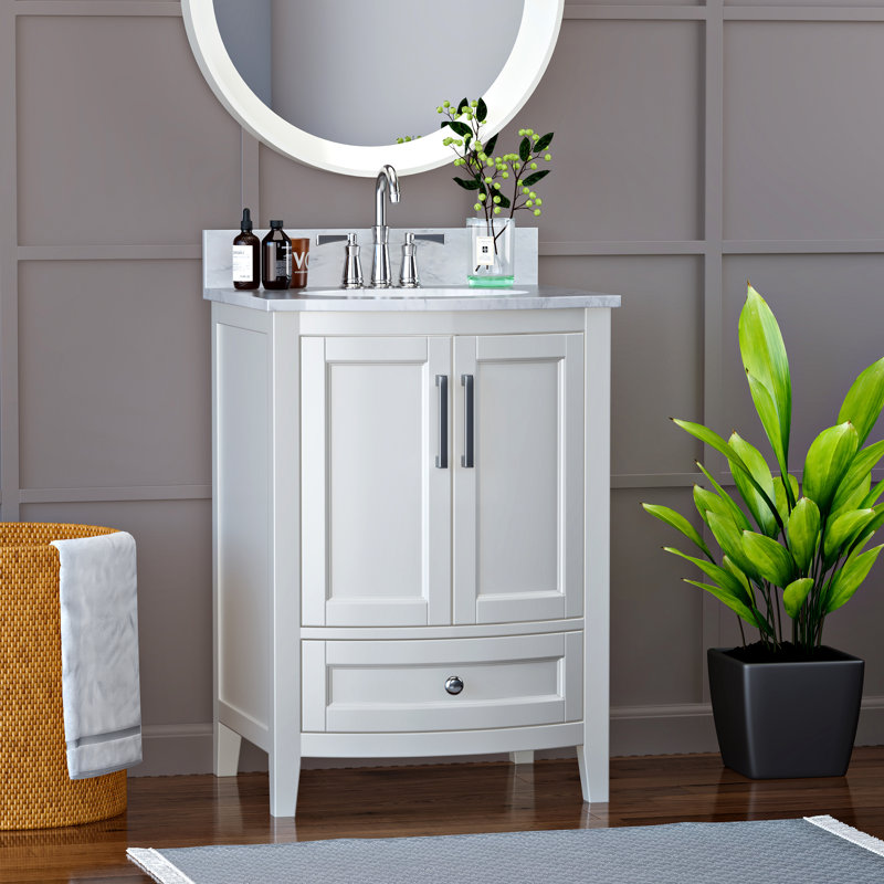 Ensemble de meuble-lavabo simple 24 po Aleeshba