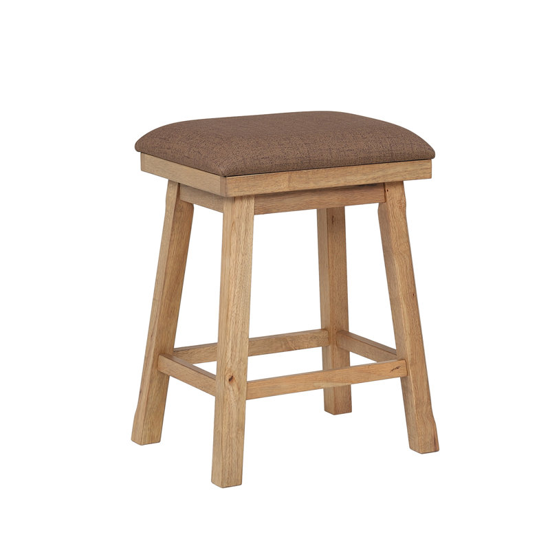Tabouret en bois massif Derbyshire, Tabouret de comptoir (siège d’une hauteur de 24