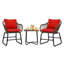 Ensemble bistro long avec coussins de 19 po pour 2 personnes Edwardo Square-163910838