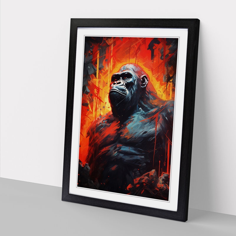 Gorilla Dadaism No.3 - Framed Print