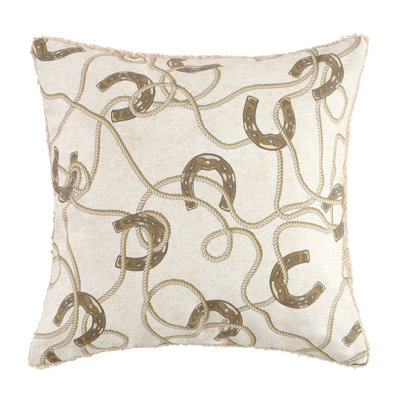 Tasha Polizzi for Paseo Road Teddy-Backed Soft Boucle Reverse Western Throw Pillow
