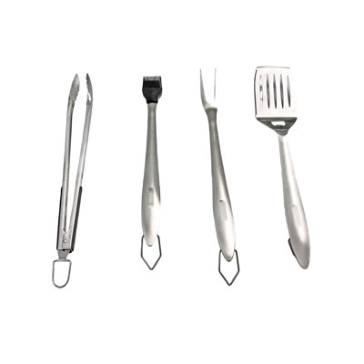 Heavy - Duty Stainless Steel Bbq Tool Ideal For Grilling Delicate Seafood And Hearty Steaks Accessories Spatula, , Brush, Tongs All Cooking Enthusiasts