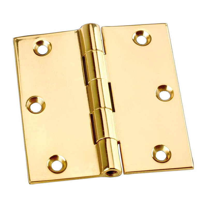 Charnière de porte simple à fixation en surface H 3,5 po x l 3,5 po