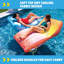 Chaise longue de piscine gonflable ergonomique avec porte-gobelet Sun Geo