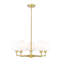 Lustre 5 lumières Ryckman en nickel brossé-117714971