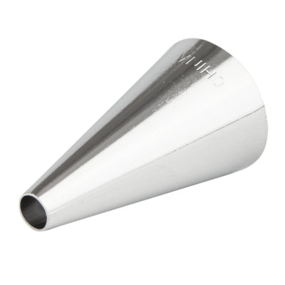 Restaurantware-Pastry Tek Piping Tip, 1 Round Round Tip For Icing - #8, Doesn't Corrode, Stainless Steel Icing Tip, Dishwashable, Decorate Cupcakes, Cakes, or Cookies