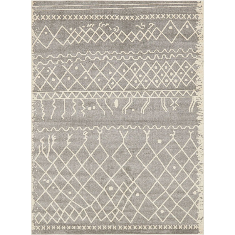 Globe Geometric Indoor Rug, Rectangle 9' x 12'
