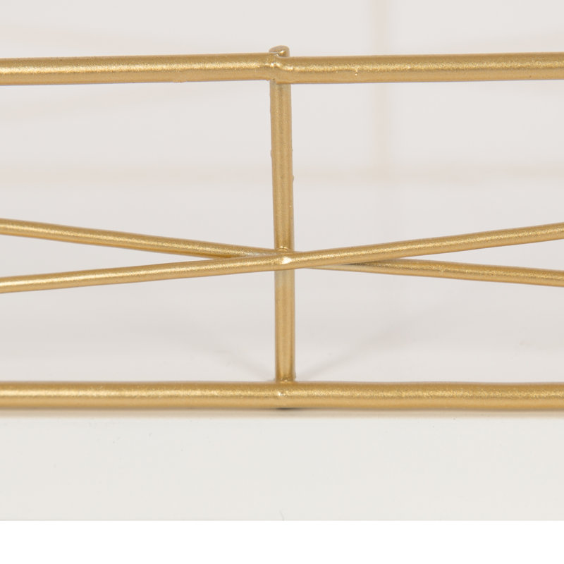 Tray, White/Gold