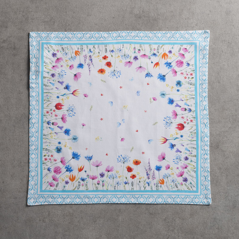 Serviettes 100% coton Maison d'Hermine Flower In The Field - 20 po x 20 po