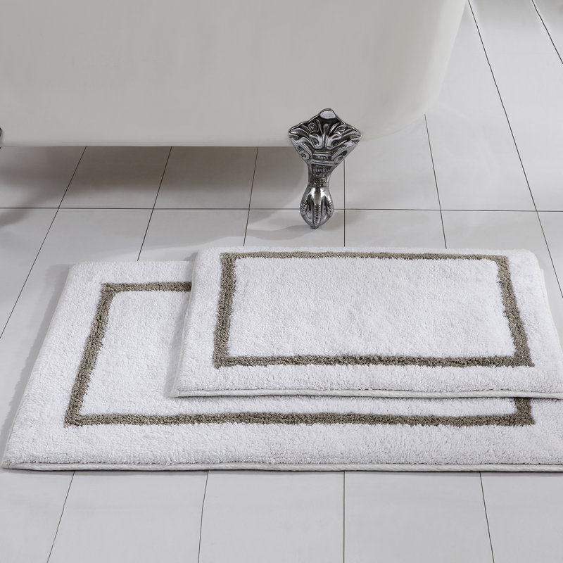 Ensemble de 2 tapis de bain Modern, Taupe