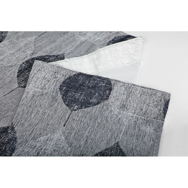 Blackout Curtain Panel Pair, Silver/Grey, 228cm Width x 228cm Drop
