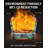 25 inch Smokeless Fire Pit, Wood Burning Fireplaces w/ Pull-Out Ash Pan, Portable Outdoor Firepits