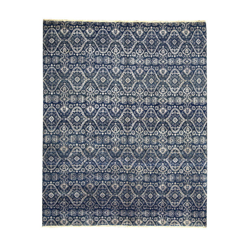 Hand Woven Wool Geometric Area Rug