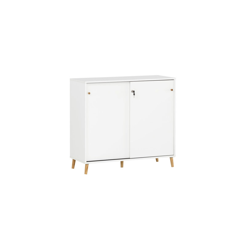 Keville Sliding Door Wardrobe, White