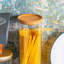 Argon Tableware - Glass Scandi Storage Jars with Cork Lids-61891798
