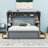 Wooden Platform Bed With 2 Drawers and Trundle and Cabinet-645334668-645334671-608654783