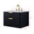 Liljan 30'' Wall-Mounted Single Bathroom Vanity with Engineered Stone Top-97413448