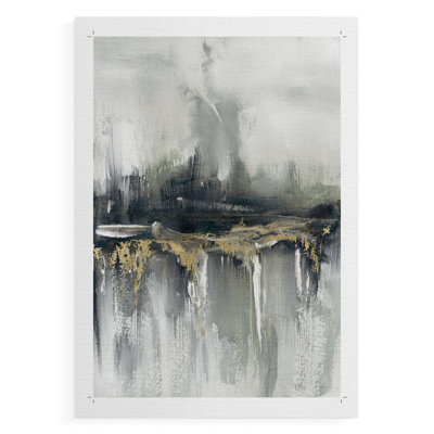 Indyscape et or - impression sur toile seulement - non encadrée