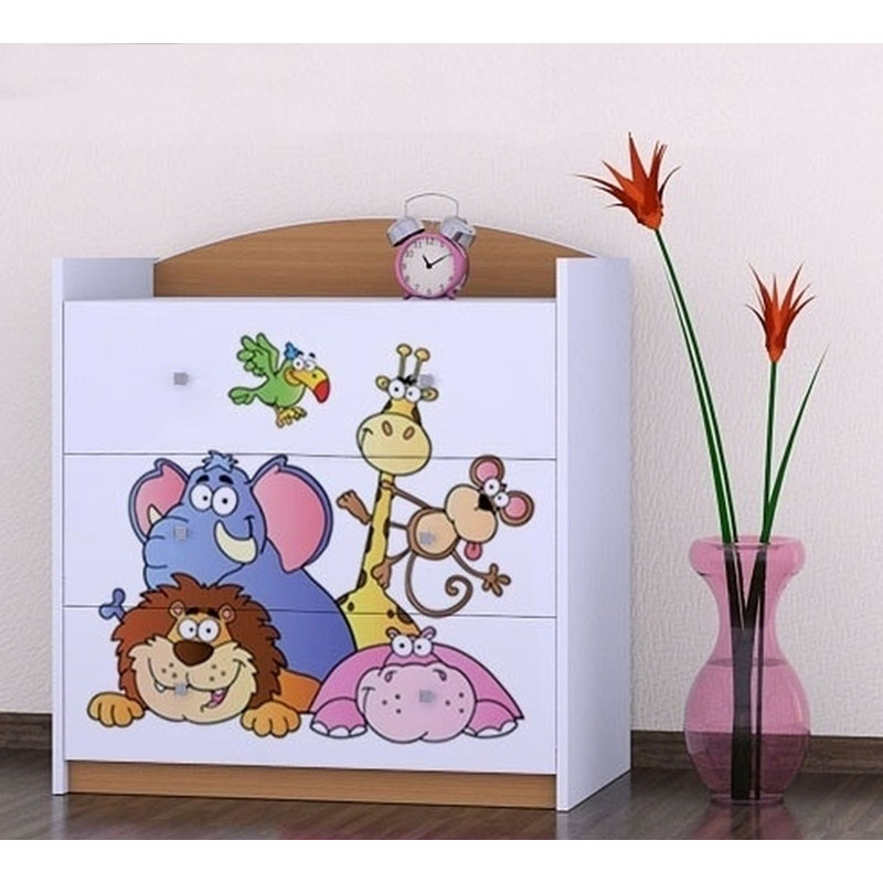 Nord 3 Drawer Chest, Beech