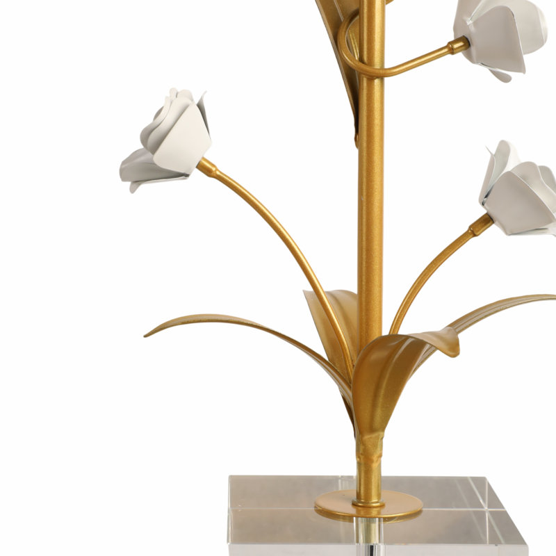 29" Lonzell Floral Table Lamp