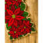 Poinsettia 31 po x 19 po tapis de porte extérieur antidérapant Pugh