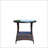 Stylish Round Wicker Coffee Table With Clear Tempered Glass Top For Outdoor Patio Use