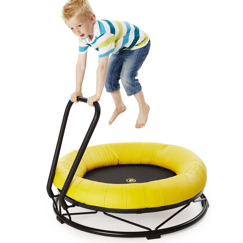 Gonge Round Kid / Toddler Trampoline with Handlebar
