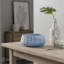 Élégant bol décoratif en verre sculpté - bol décoratif moderne parfait pour la table de centre ou un élégant décor décoratif - 12 po, bleu