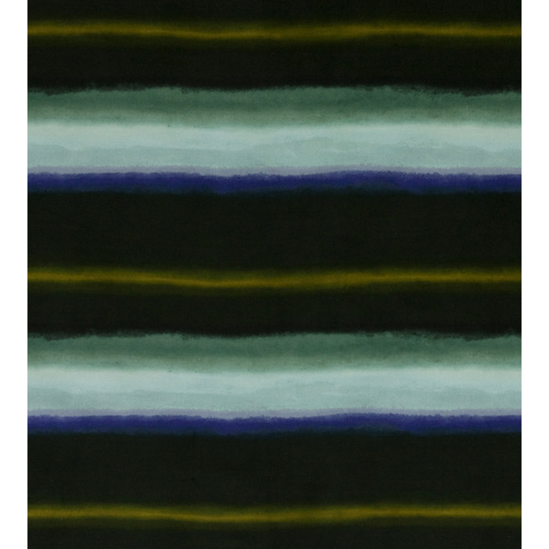 Esterel Cotton Blend Fabric, Black/Blue