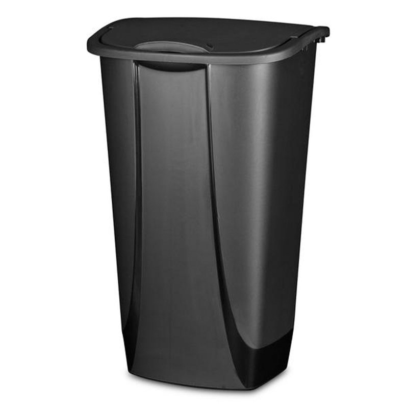 Poubelle à couvercle pivotant 11 gallons