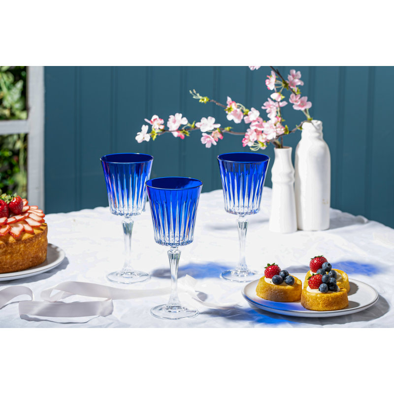 Crystal Goblet, 10 oz., Blue