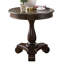 Table d'appoint ronde à piédestal en bois-1779527826