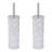 Bath Bliss Plastic Toilet Brush Set