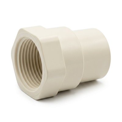 SUPPLYGIANT 10 pièces 1 pouce adaptateur de prise de courant en cpv femelle x raccord fileté FPT blanc