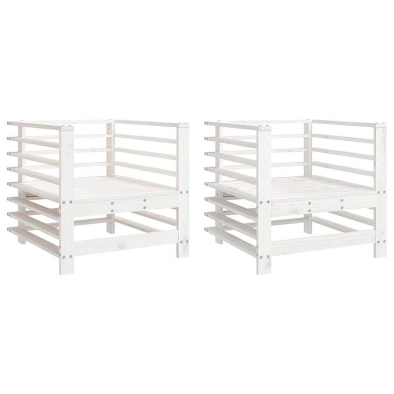 Amran Outdoor Lounge Chair, White