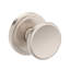 Solvang Passage Knob with Stepped Round Rose in Satin Nickel-2020505345