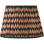 Empire Cotton Lamp Shade ( Uno ) in Black and Brown-922564249