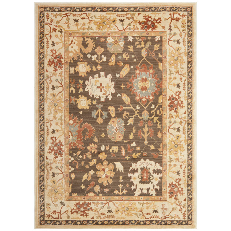 Lacourse Performance Floral Rug, Rectangle 5'3" x 7'6"