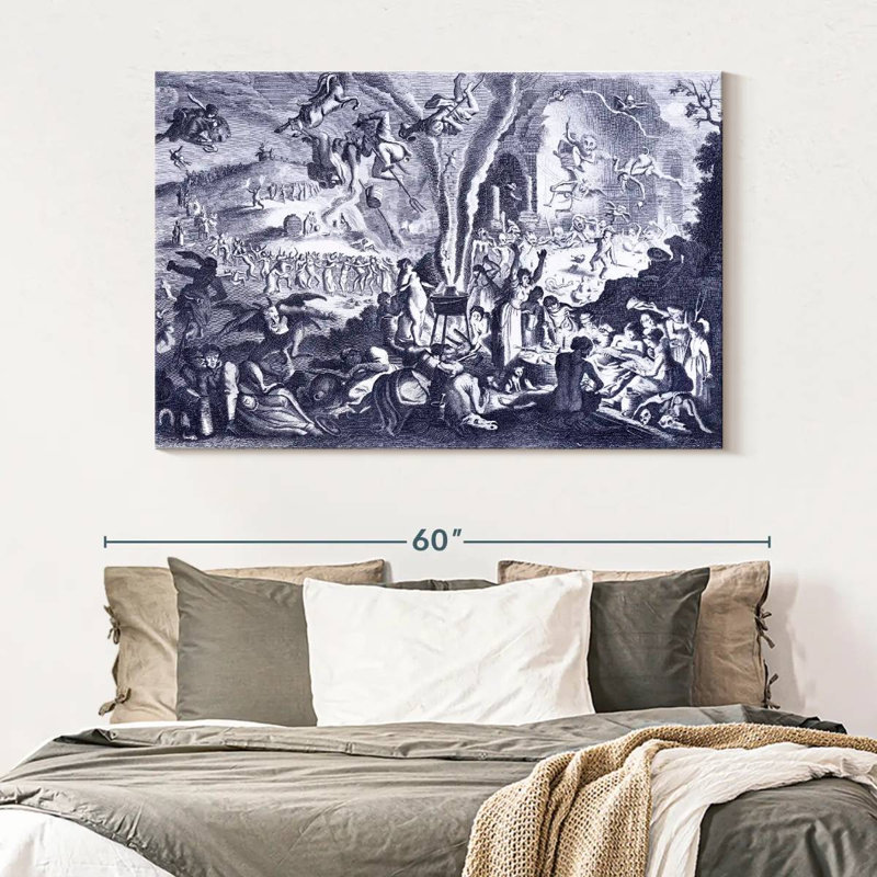 Kelan Witches Sabbath, 34" H x 51" W