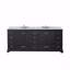 Ensemble de meuble-lavabo double double 84 po x 22 po avec plateau en marbre de Carrare et robinet-971894074-971894079
