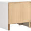 Table de chevet blanche 2 pour chambre à coucher avec Secret Place - écrin moderne caché-1038795826