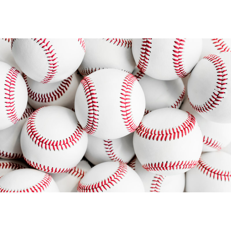 Papier peint sport pour enfants Baseball Ball, L 27,96 po x l 39 po