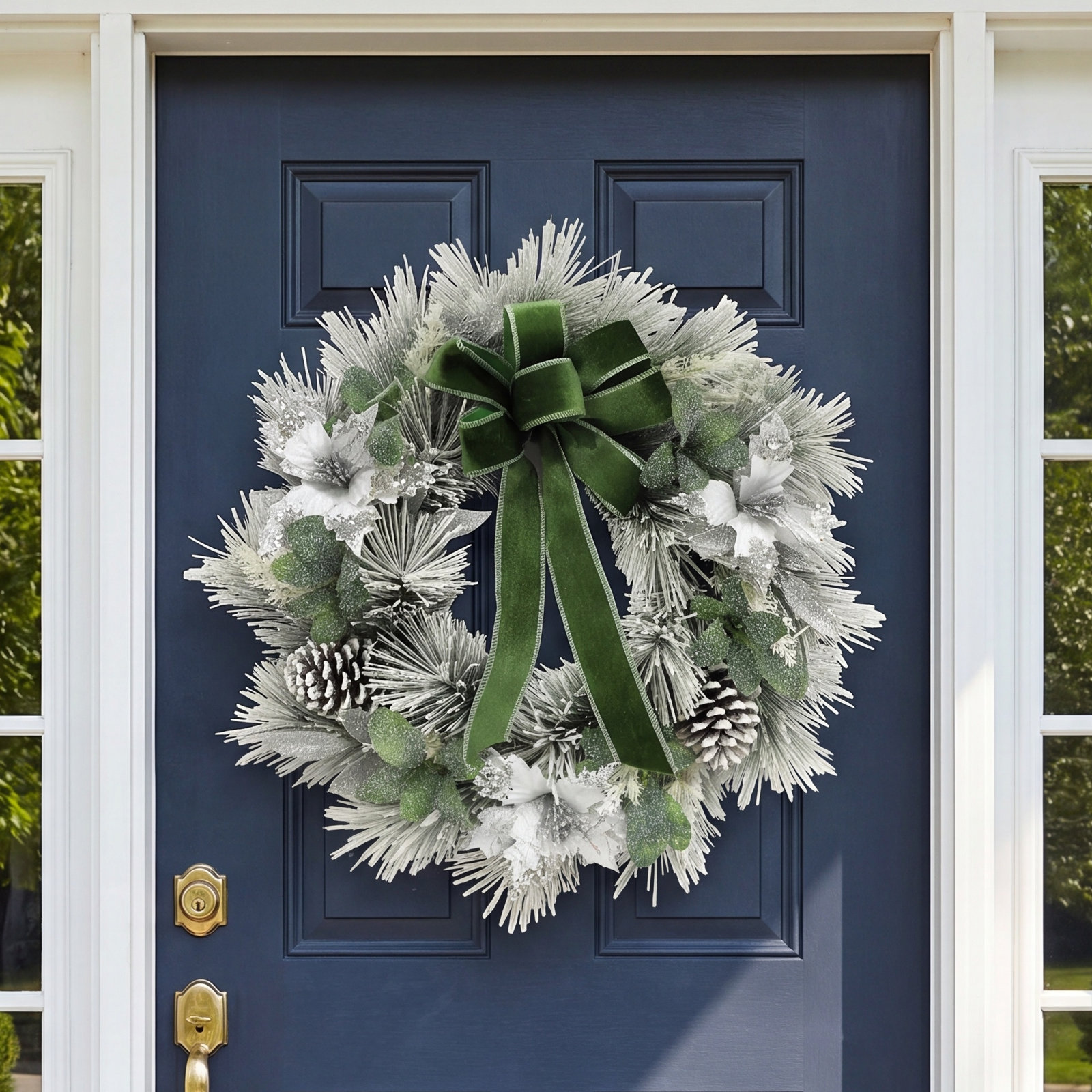 4" Pine Christmas Wreath