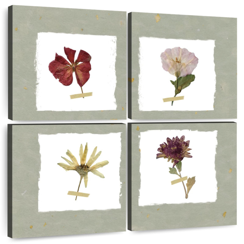 Harnek Pressed Blooms I, H 32 po x l 32 po