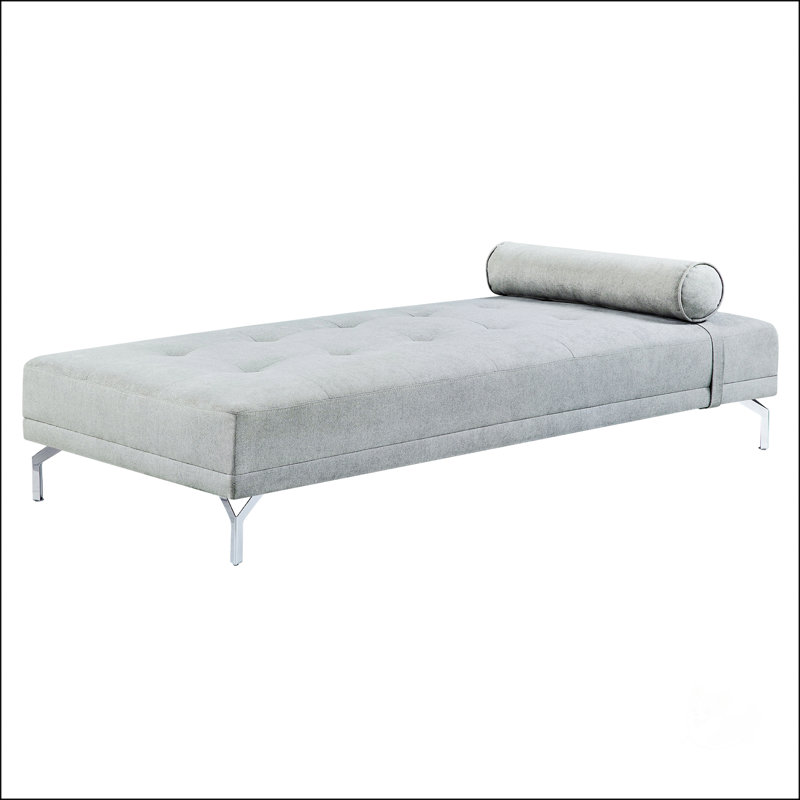 Canapé-lit en velours avec coussin