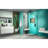 Unidoor Plus 36" W x 30.375" D x 72" H Frameless Pivot Rectangle Shower Enclosure with Fixed Panel-139709063