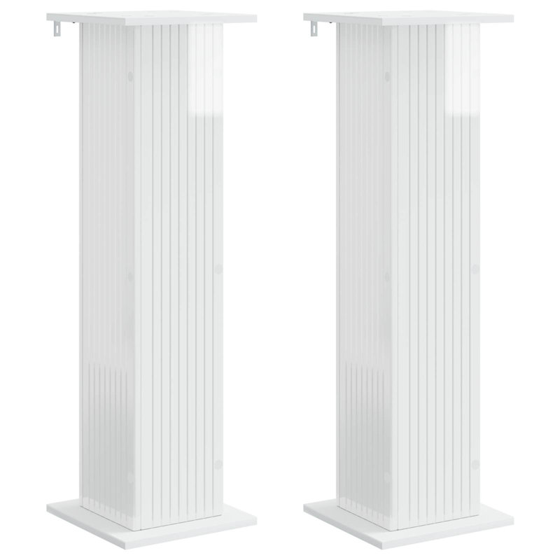 Plant Stand - Set of 2, High Gloss White